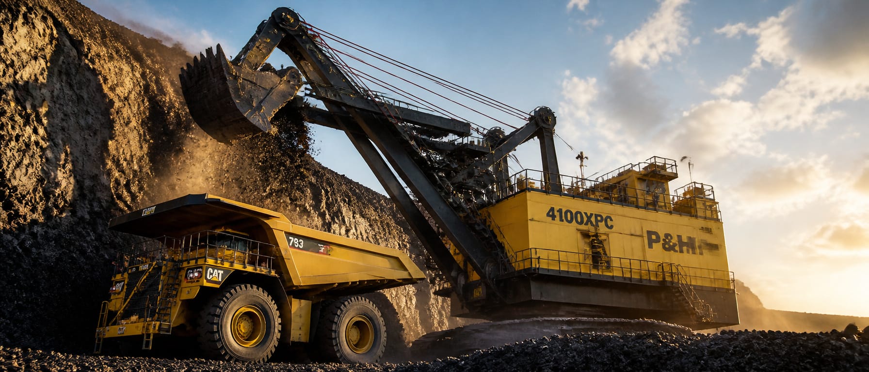 P&H 4100XPC Electric Mining Shovel